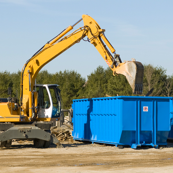 are there any restrictions on where a residential dumpster can be placed in Davidson North Carolina